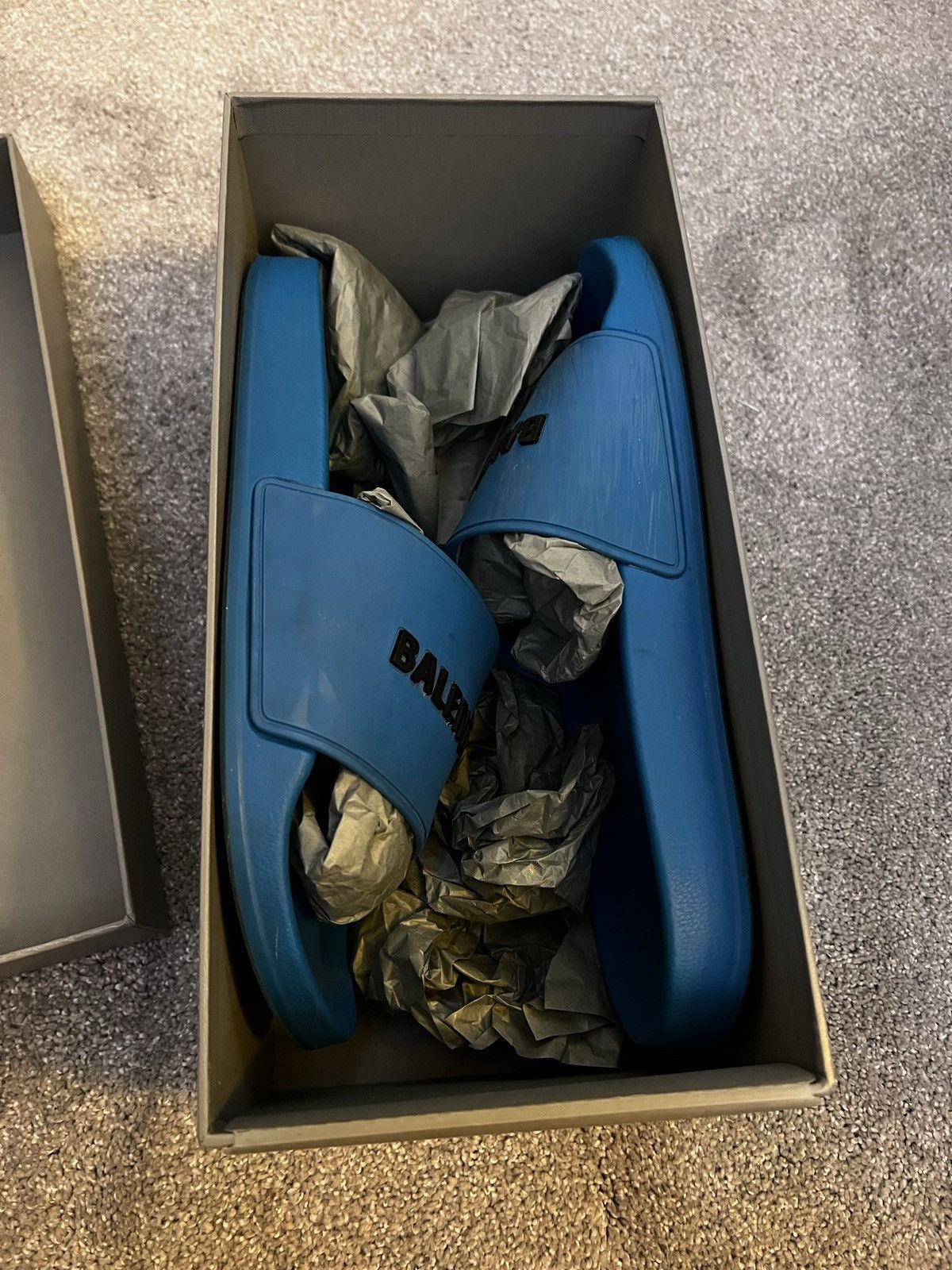Balenciaga Balenciaga Slides (Blue) Size US 9 / EU 42 - 6 Thumbnail