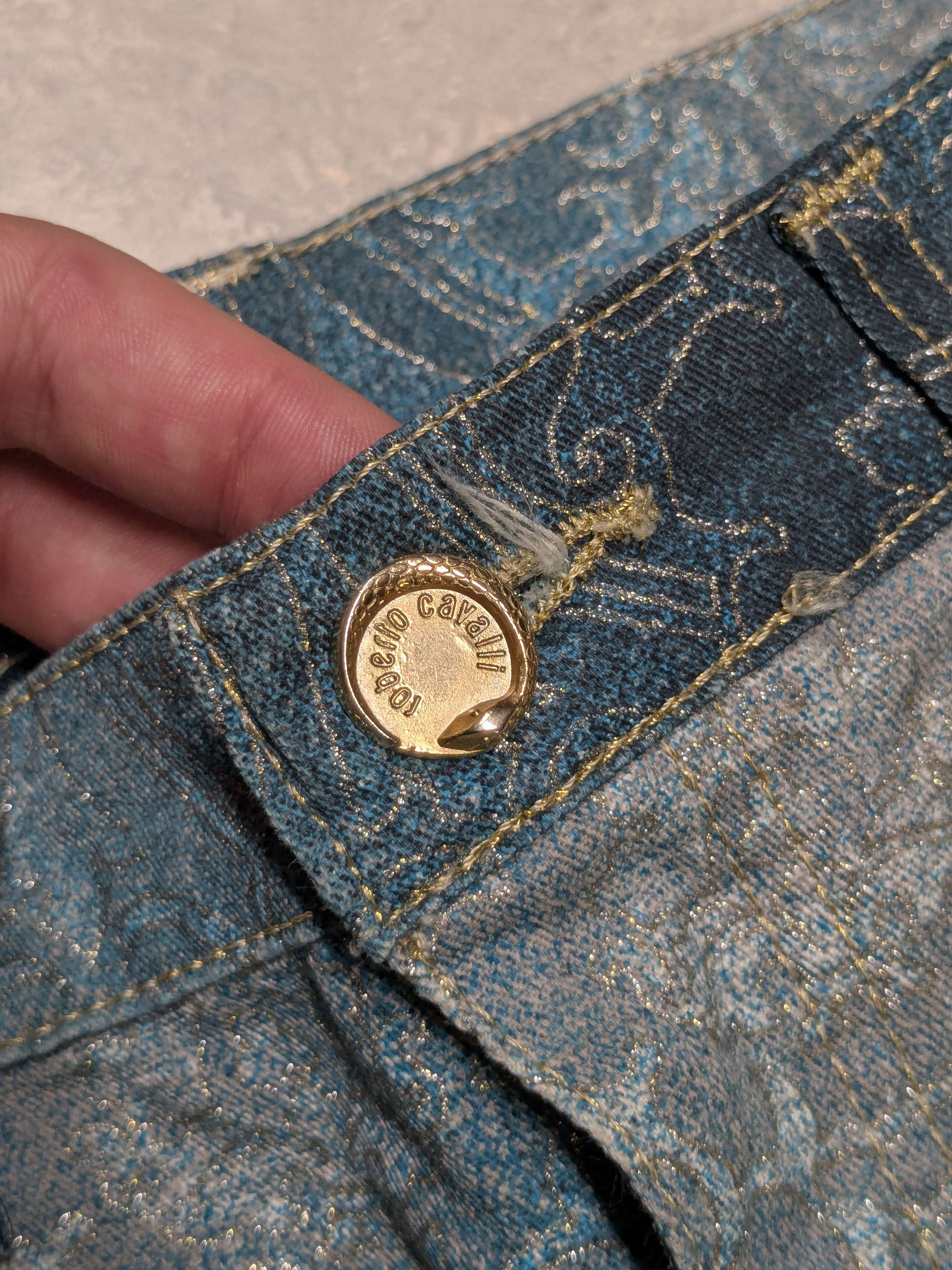 Roberto Cavalli Roberto Cavalli 2000s floral pattern jeans Size 28" / US 6 / IT 42 - 3 Thumbnail