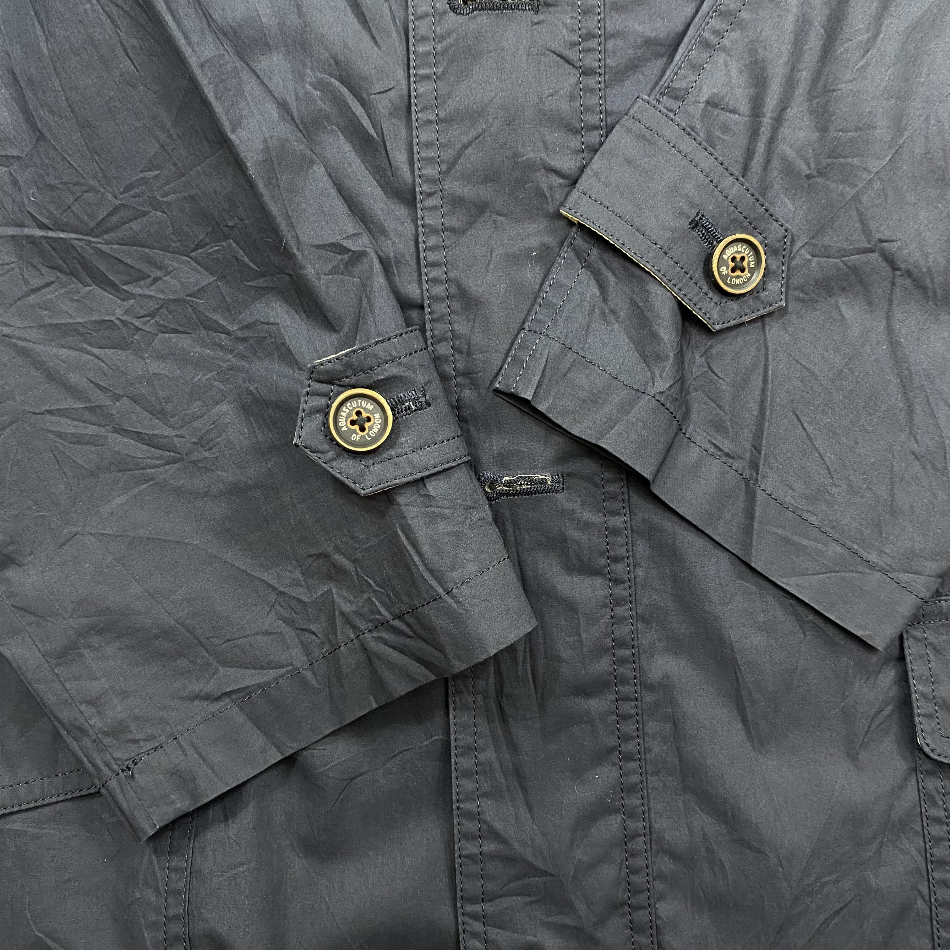 Aquascutum VINTAGE 90s AQUASCUTUM Navy Field Jacket-J668 Size US L / EU 52-54 / 3 - 13 Thumbnail