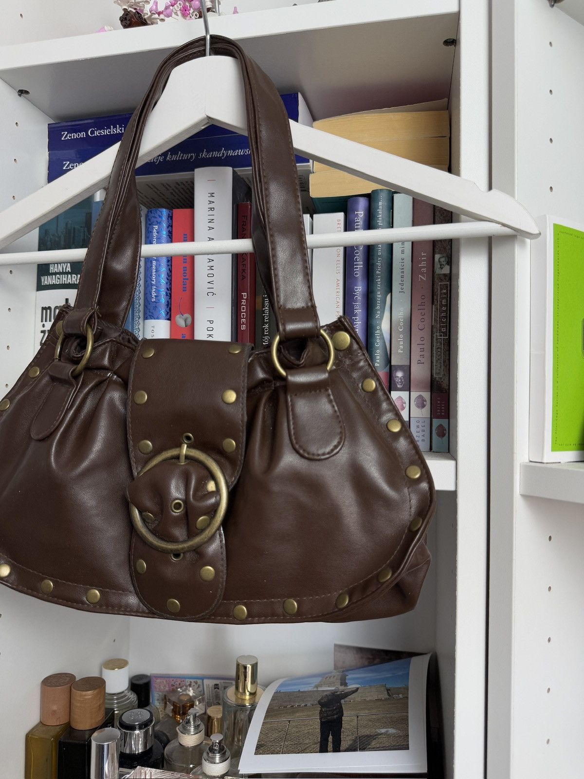 Japanese Brand VIntage y2k leather shoulder hand bag avantgarde opium retro Size ONE SIZE - 3 Thumbnail
