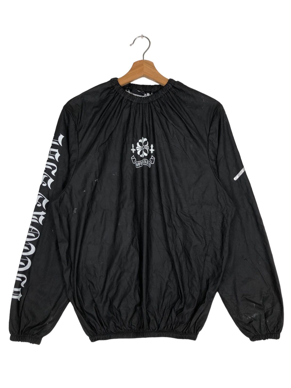 Japanese Brand 🔥Rare!! Long Sleeve Nylon Body Maker Japan Chrome Hearts Size US L / EU 52-54 / 3 - 1 Thumbnail