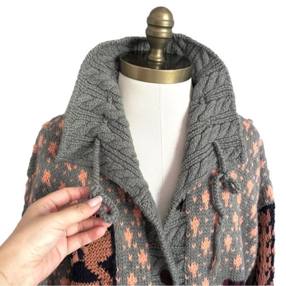 Other Cote-Rotie Patchwork Kidcore Cardigan Sweater - M/L Size M / US 6-8 / IT 42-44 - 2 Thumbnail