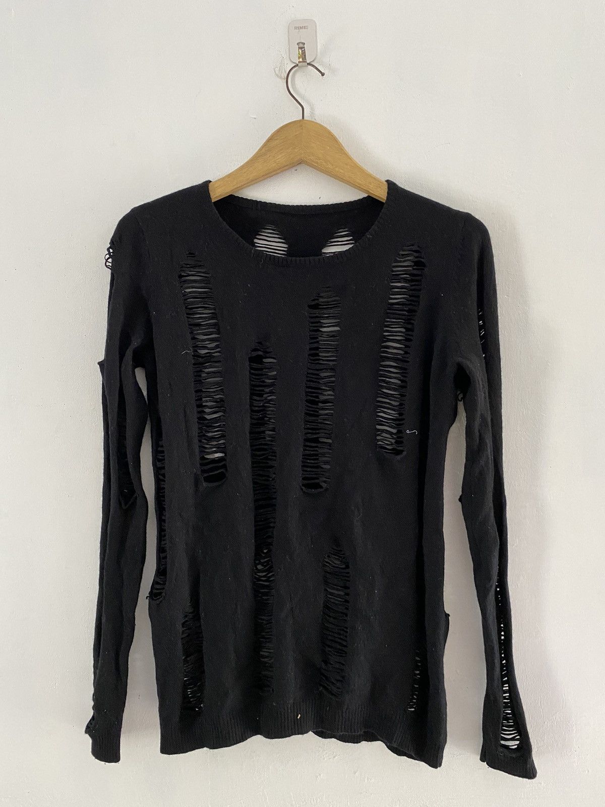 If Six Was Nine × Japanese Brand × Le Grande Bleu (L.G.B.) Japanese formre distressed knit sweatshirt Size US M / EU 48-50 / 2 - 1 Thumbnail