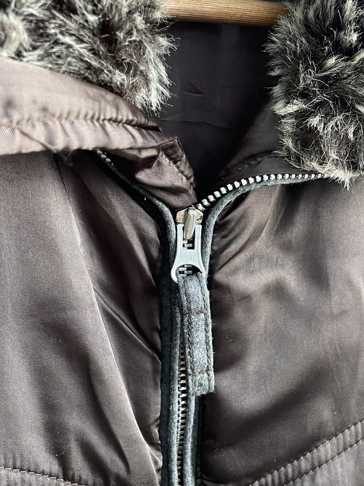 If Six Was Nine Rare fur collar jacket if six was nine jacket vest 90s y2k Size US L / EU 52-54 / 3 - 4 Thumbnail