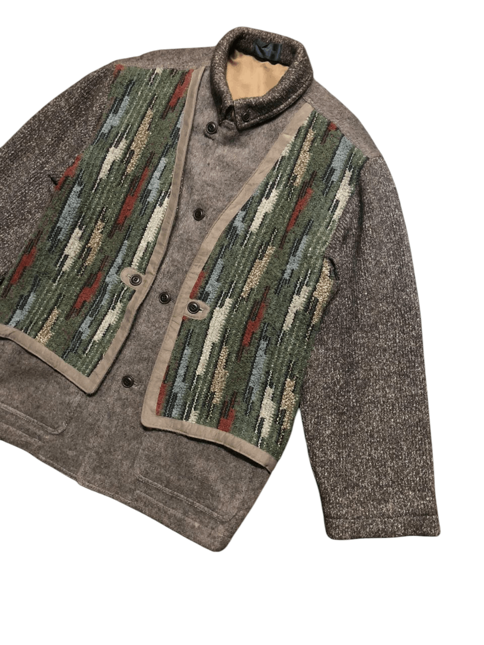 Japanese Brand Rare💥Vintage GiovanOumo Tweed Vest Button Jacket Size US M / EU 48-50 / 2 - 8 Thumbnail