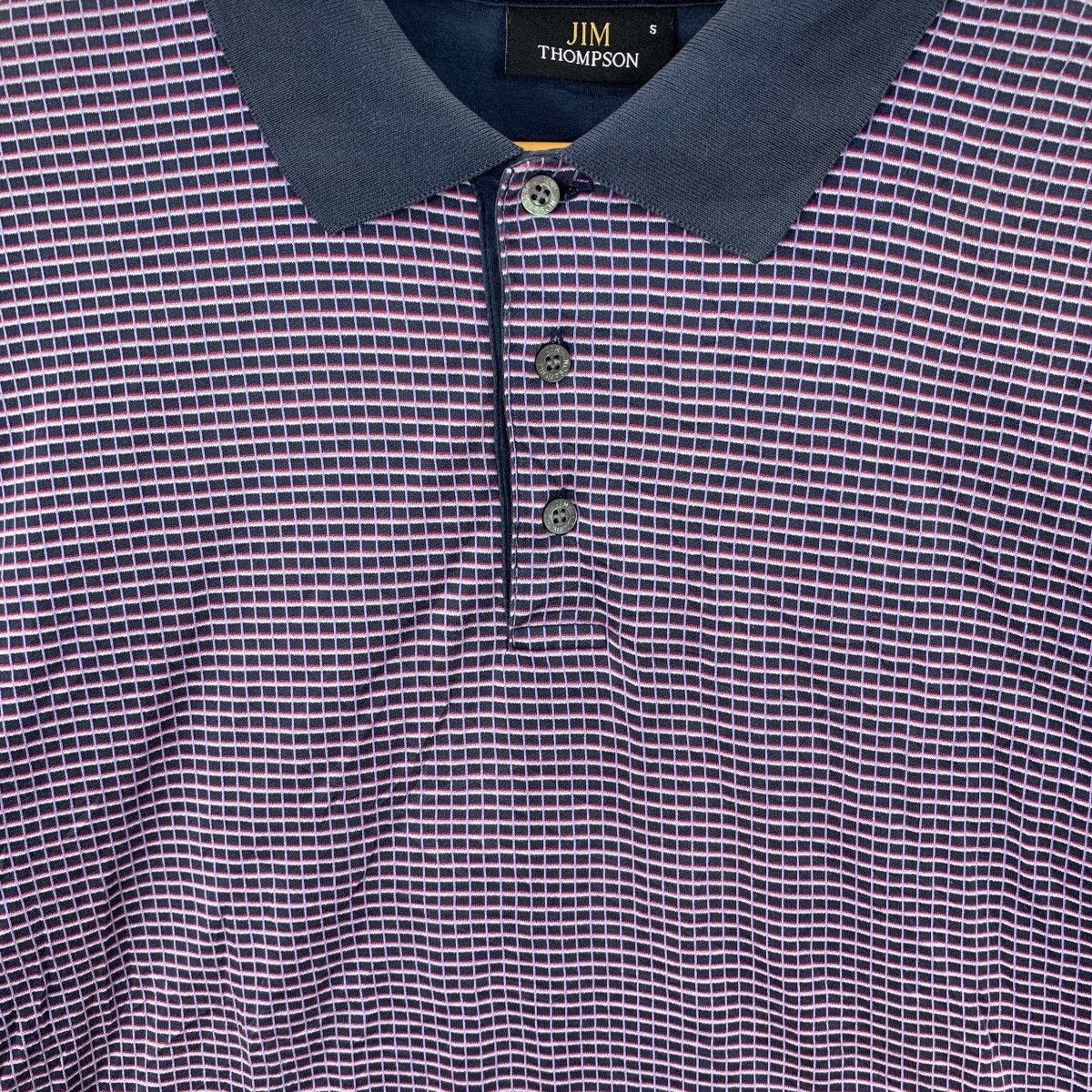 Jim Thompson Vintage JIM THOMPSON DESIGNER Nova Checks Polo Tee Shirt Top Size US S / EU 44-46 / 1 - 4 Thumbnail