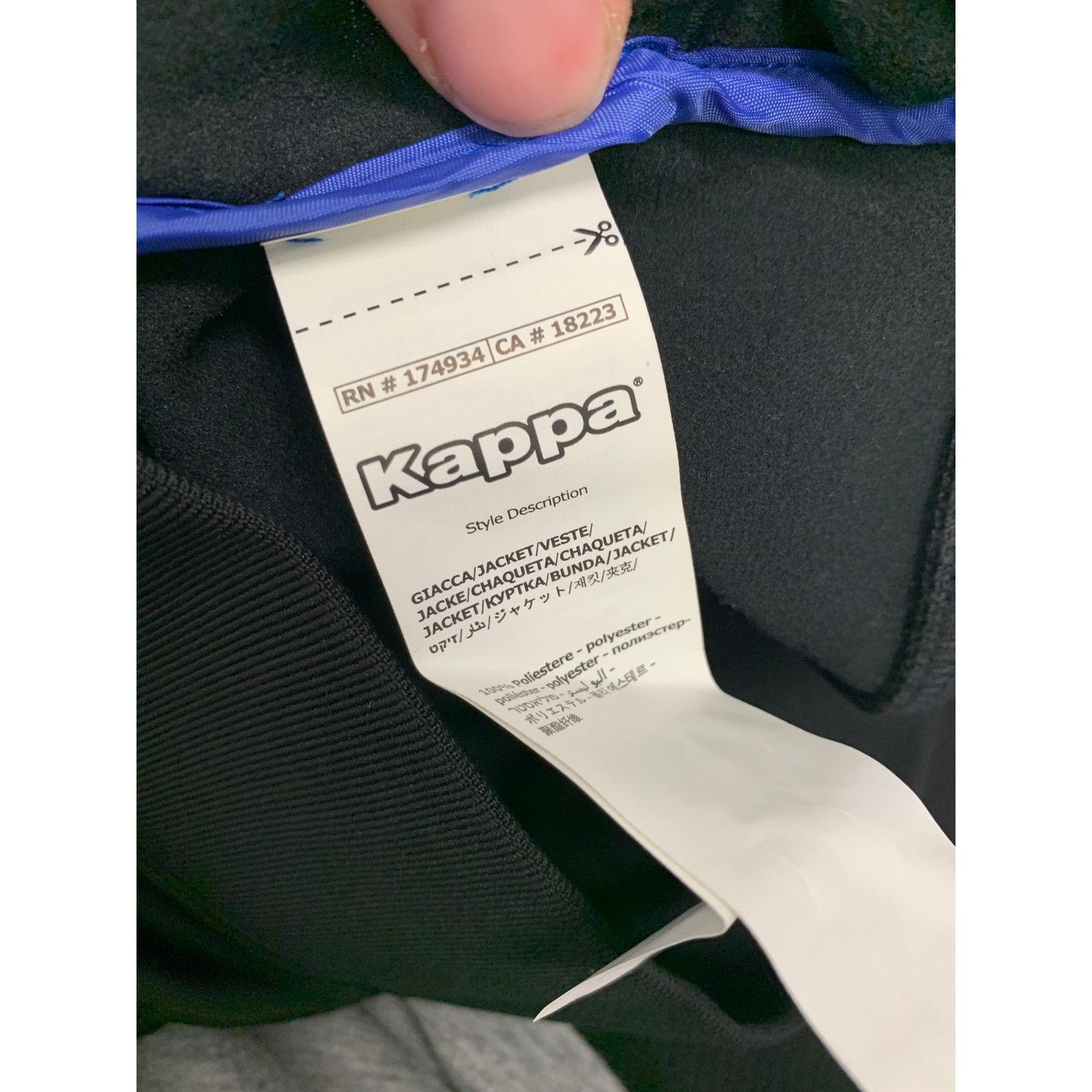 Awake NY Awake Kappa Eldred Track Jacket Blue/Royal Size Medium NEW Size US M / EU 48-50 / 2 - 4 Thumbnail