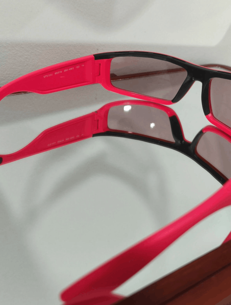 Prada × Vintage PRADA Sunglasses SPS 02U Star Sport Symbol Shield Mask RI883 Size ONE SIZE - 3 Thumbnail