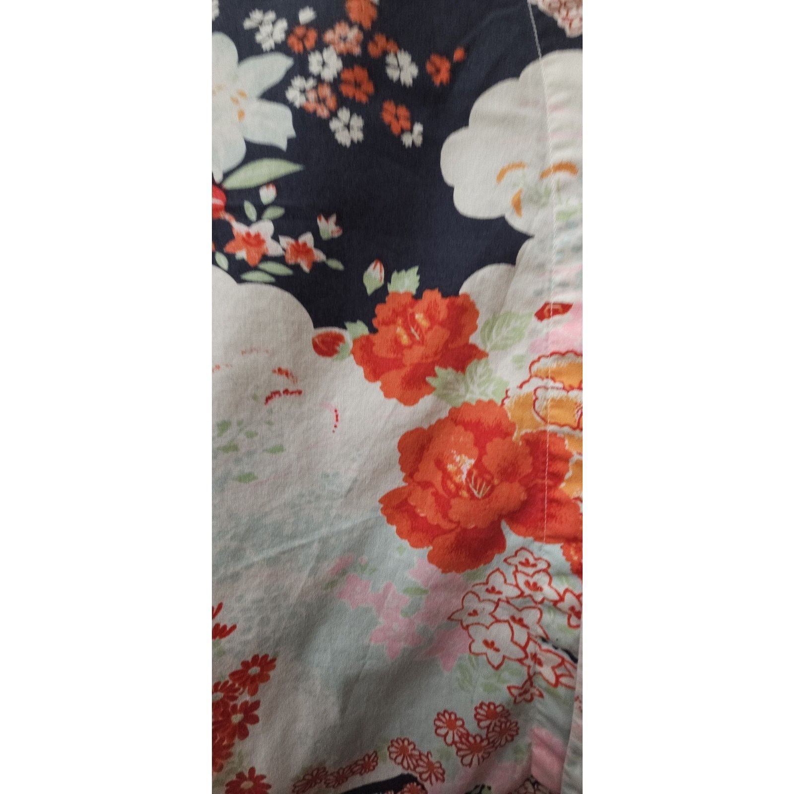 J.Crew J.CREW Flex Washed Slim Floral Hawaiian Button Down Shirt Size US XL / EU 56 / 4 - 3 Thumbnail