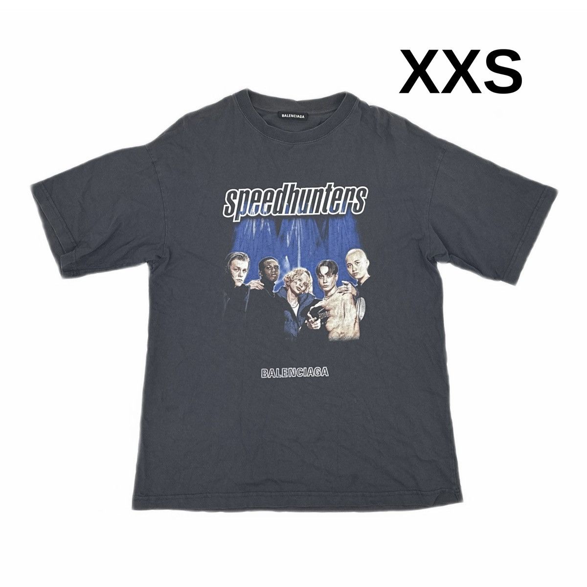 Balenciaga Balenciaga speedhunters tshirt faded black | Grailed