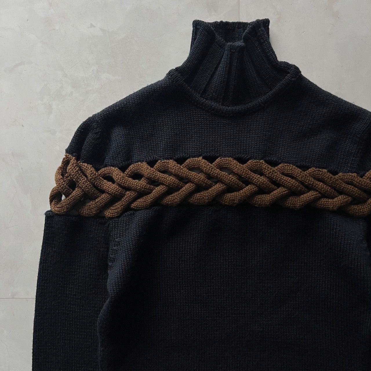 Dirk Bikkembergs DIRK BIKKEMBERGS 1990s turtleneck knit sweater Size US S / EU 44-46 / 1 - 3 Thumbnail