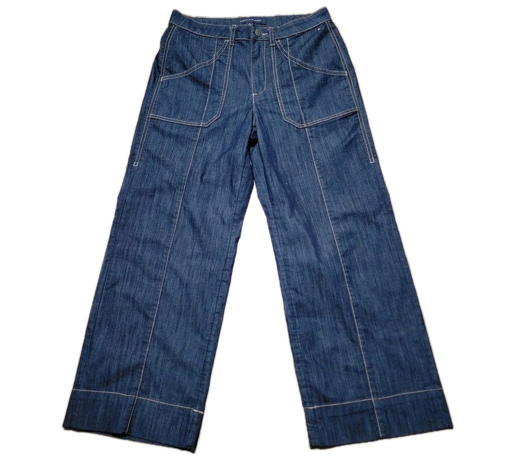 Tommy Hilfiger Tommy Hilfiger Women’s High-Rise Wide-Leg Crop Size 4 Size 27" / US 4 / IT 40 - 3 Thumbnail