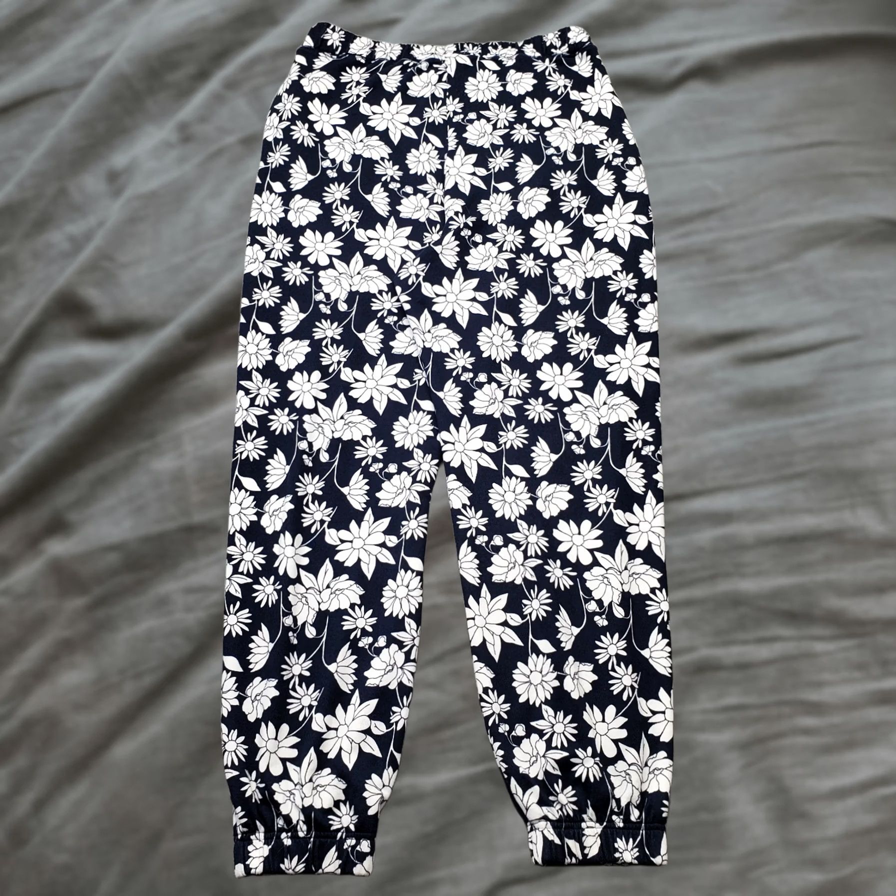 Vintage Gilly Hicks Sleepwear Pants Womens Large Multi Floral Relaxed Fit Elastic Waist Size 36" / US 14 / IT 50 - 1 Thumbnail