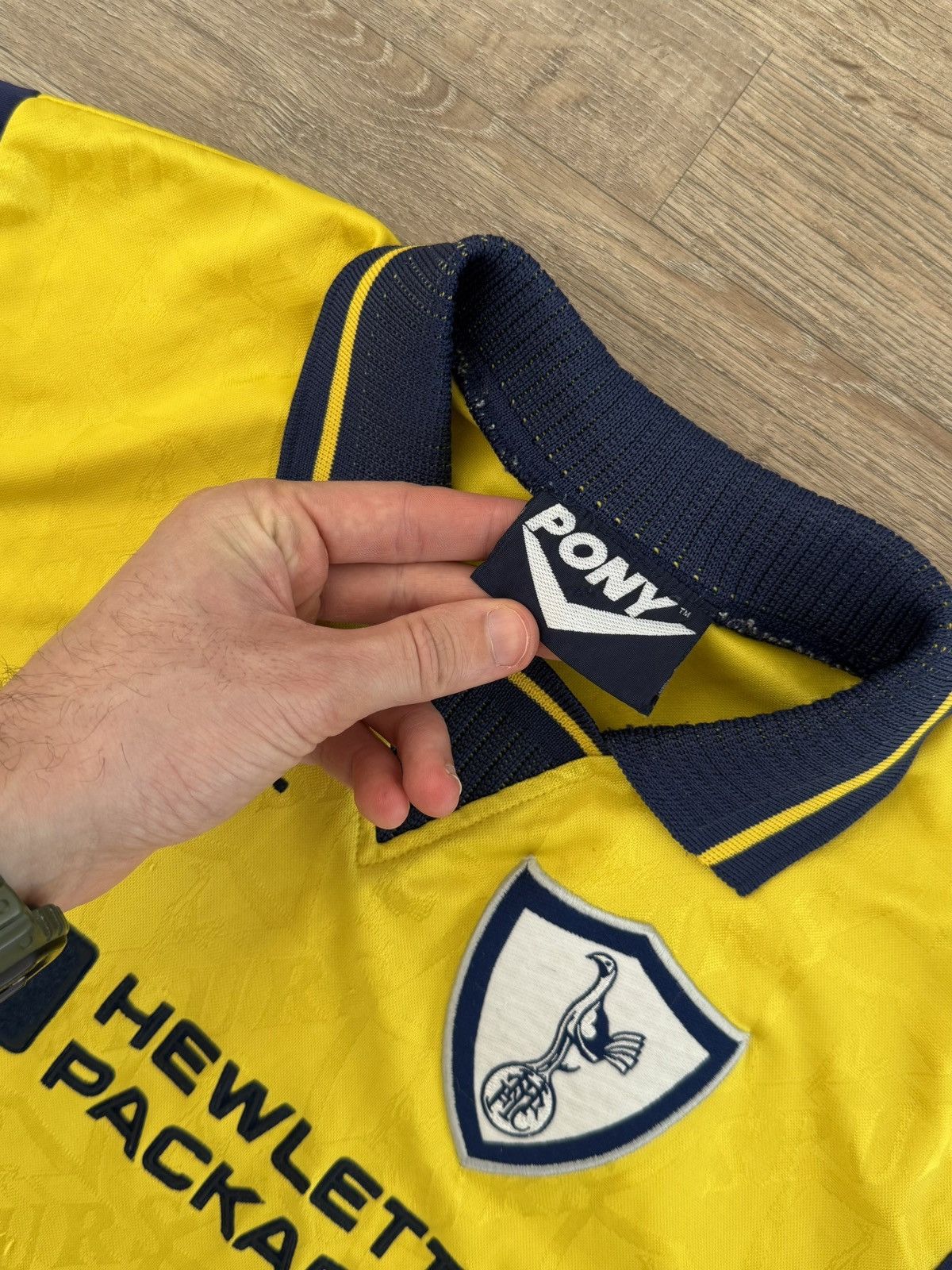 PONY Vintage 1996 PONY Tottenham Rare Soccer Football Jersey Size US XXS / EU 40 - 5 Thumbnail