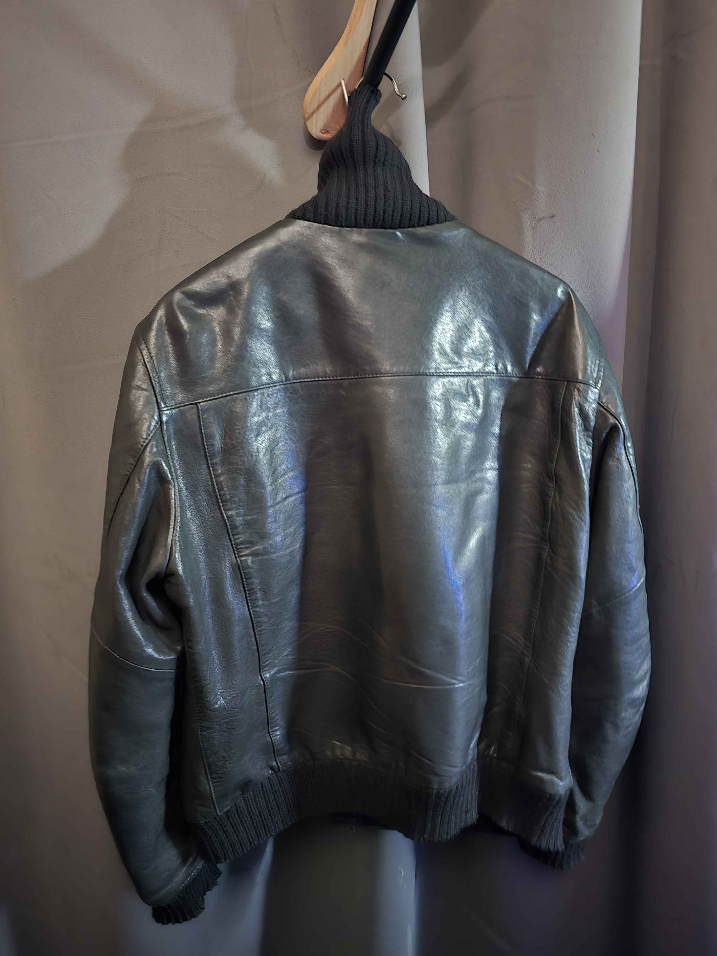 Gazzarrini Gazzarrini Leather jacket bomber Size US L / EU 52-54 / 3 - 3 Thumbnail