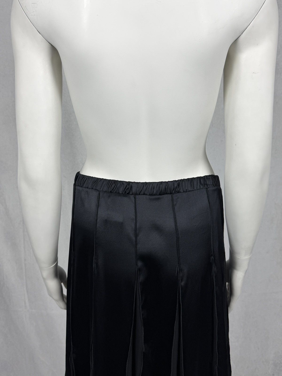Roberto Cavalli S/S2004 Flared Paneled Silk Fluid Skirt