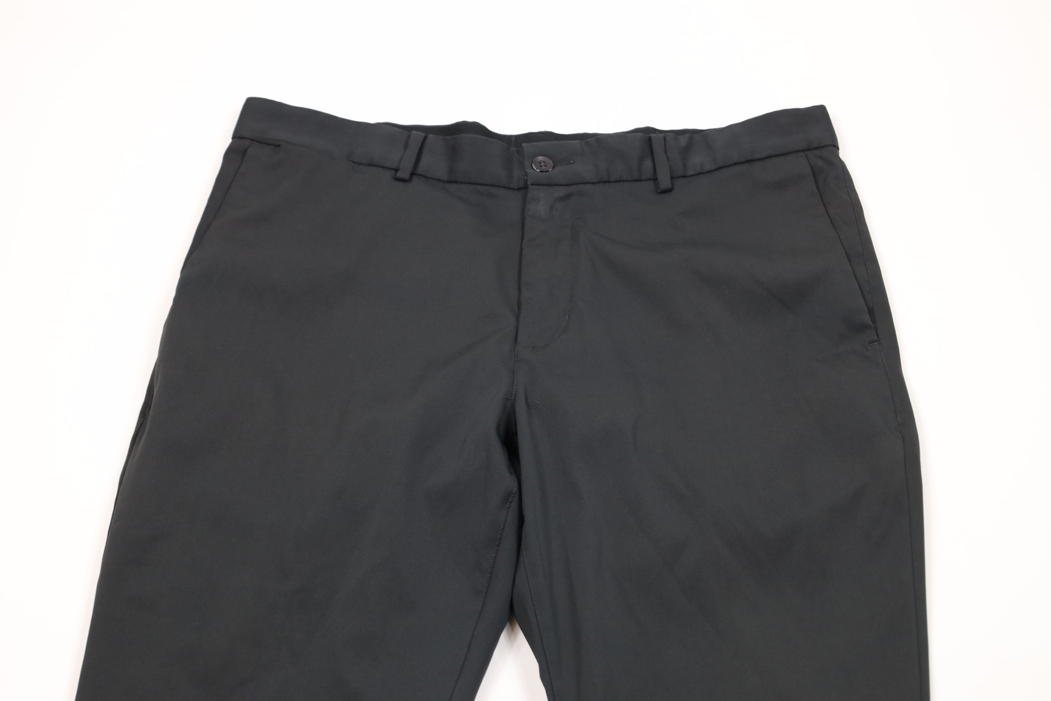 Nike × Vintage Nike Golf Fit Stretch Straight Leg Golfing Chino Pants Black Size US 36 / EU 52 - 2 Thumbnail