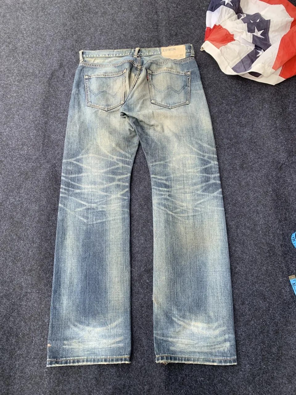 Edwin Edwin exclusive vintage model XV fucking faded. Size US 34 / EU 50 - 2 Thumbnail