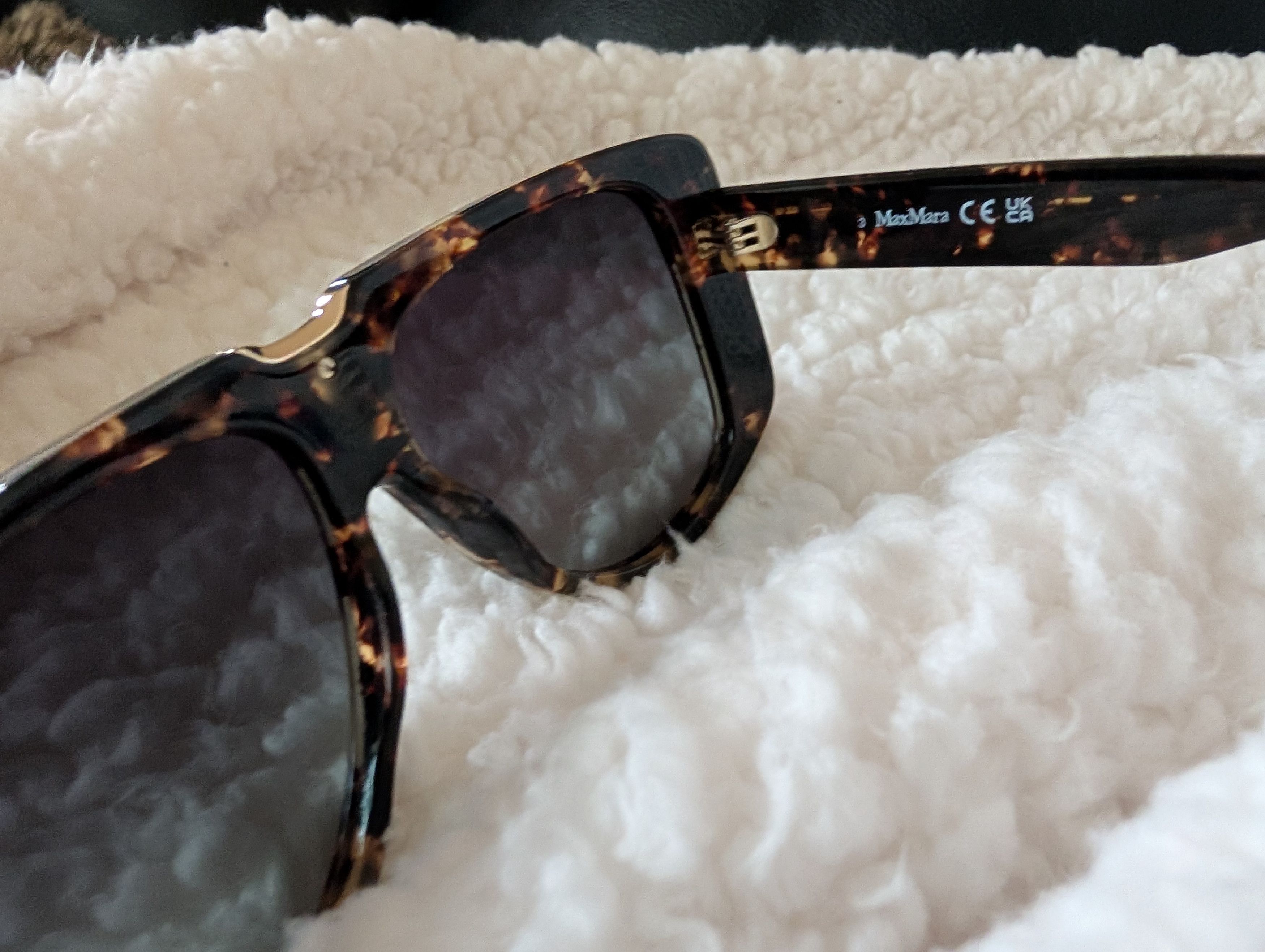 Max Mara Max Mara SPARK1 MM0075 Square Tortoise Shell Sunglasses Size ONE SIZE - 4 Thumbnail