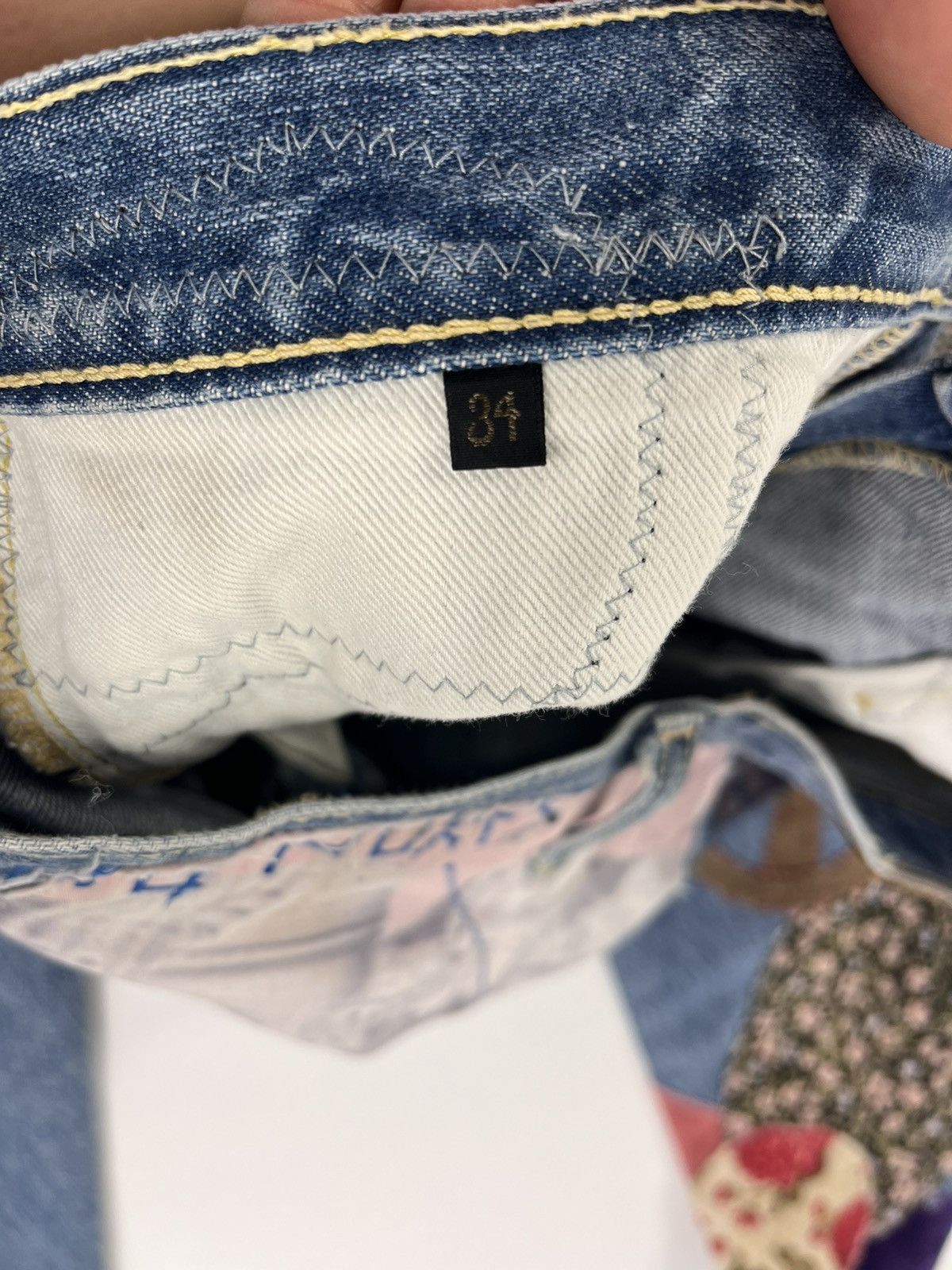 Kapital PATCH WORK JEANS Size US 34 / EU 50 - 8 Thumbnail