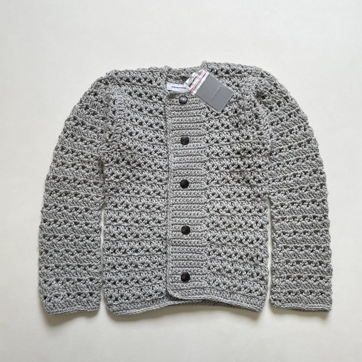 Kiko Kostadinov A/W 22 Xolo ‘Cruma’ Crochet Wool Blazer Size US S / EU 44-46 / 1 - 10 Thumbnail