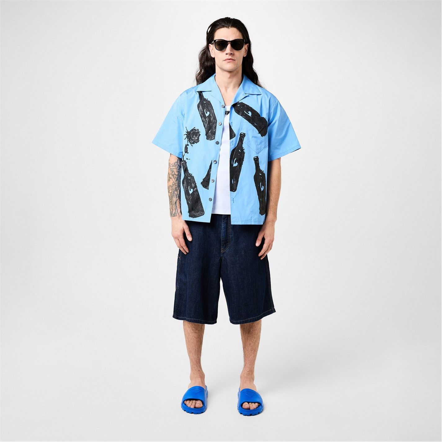 Prada PRADA Graphic Print Shirt Size US S / EU 44-46 / 1 - 5 Thumbnail