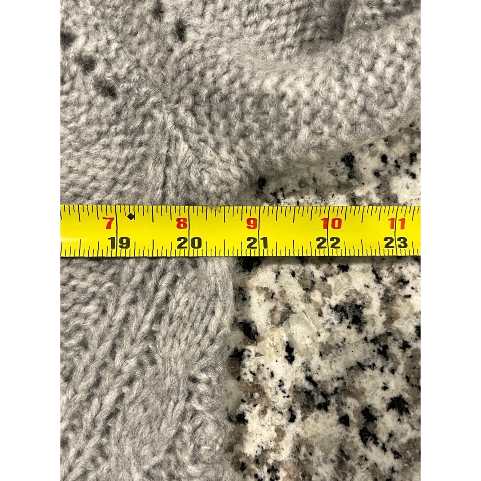 J.Crew J. Crew Womens Sweater S Gray Alpaca Wool Cable-knit Pointelle Popcorn Flowers Size S / US 4 / IT 40 - 5 Thumbnail
