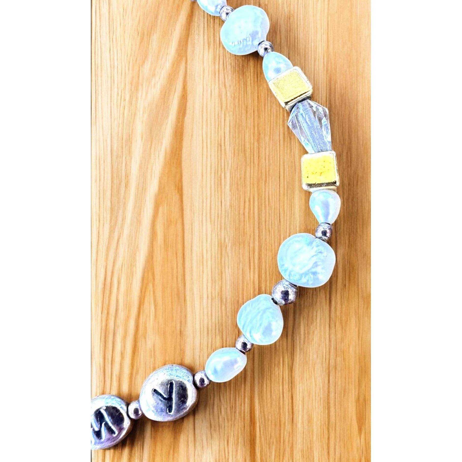 Handmade VTG Handmade Freshwater Pearl Bracelet Tammy Birthday Annive Size ONE SIZE - 8 Thumbnail