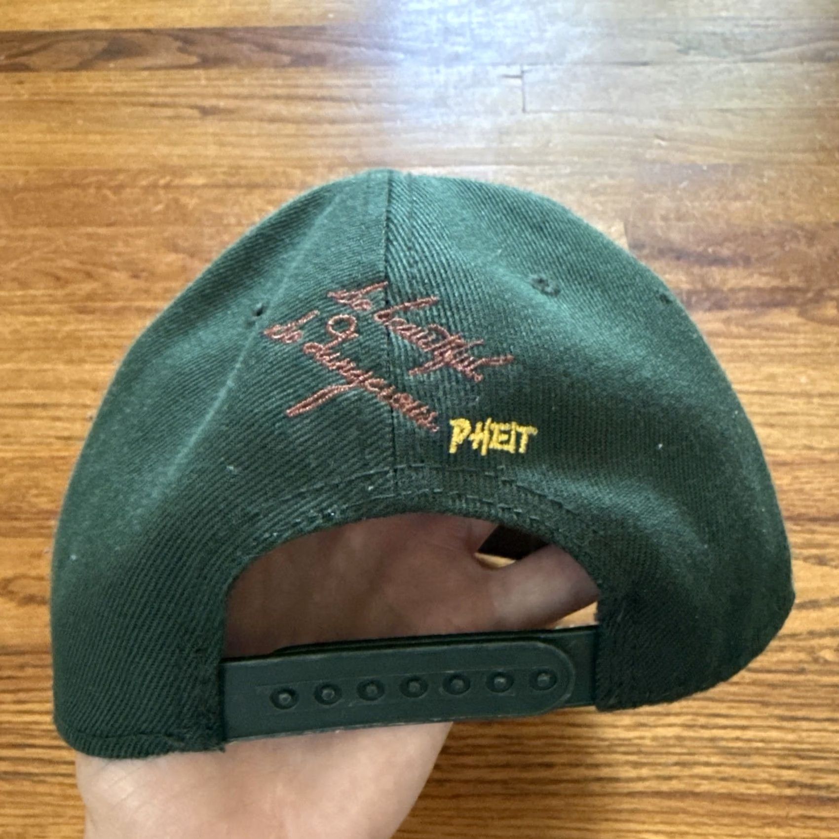 Vintage PHEIT Seattle Snapback Cap Green Men One Size Cap Green Size ONE SIZE - 3 Thumbnail