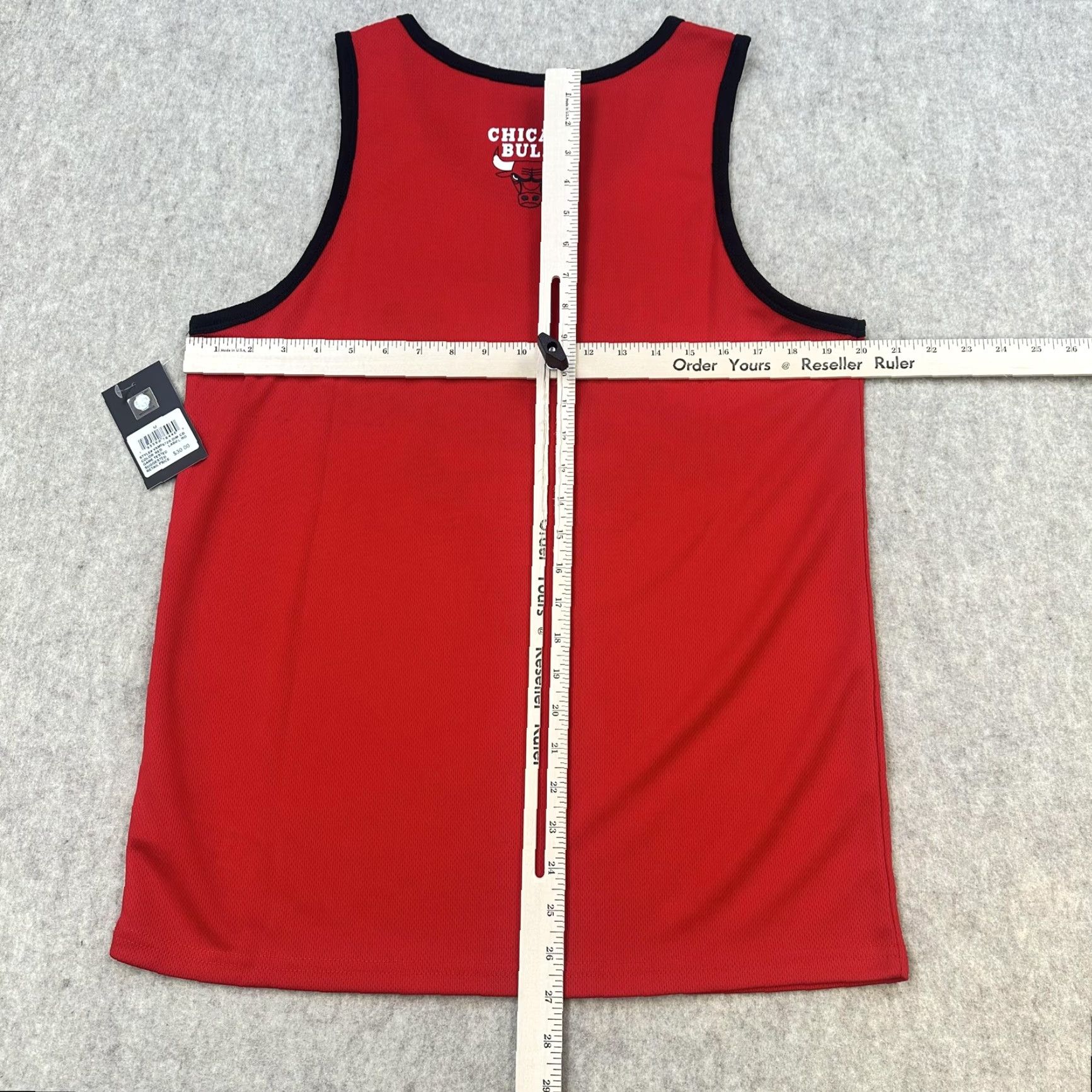 NBA Chicago Bulls Shirt Mens M Red NBA Tank Top Jersey Game Tested Size US M / EU 48-50 / 2 - 7 Thumbnail