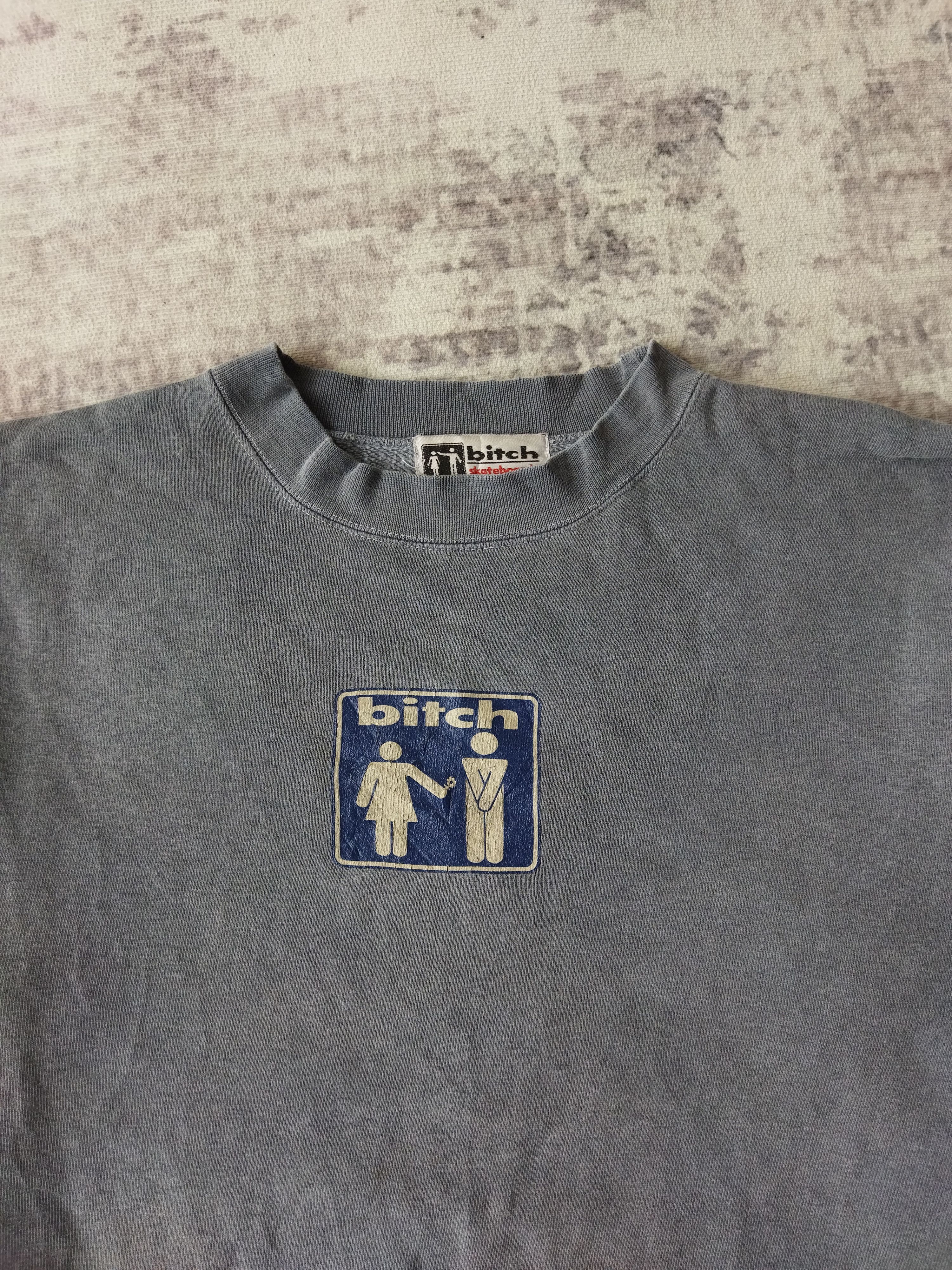Vintage Vintage Bitch Skateboard Crewneck Sweatshirt Size US M / EU 48-50 / 2 - 2 Thumbnail