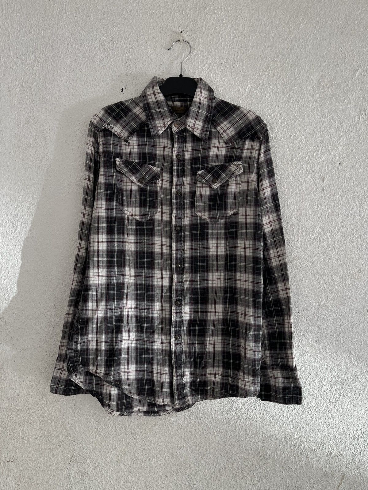 GOA GOA Plaid Check Western Flannel Button Shirt Size US M / EU 48-50 / 2 - 1 Thumbnail