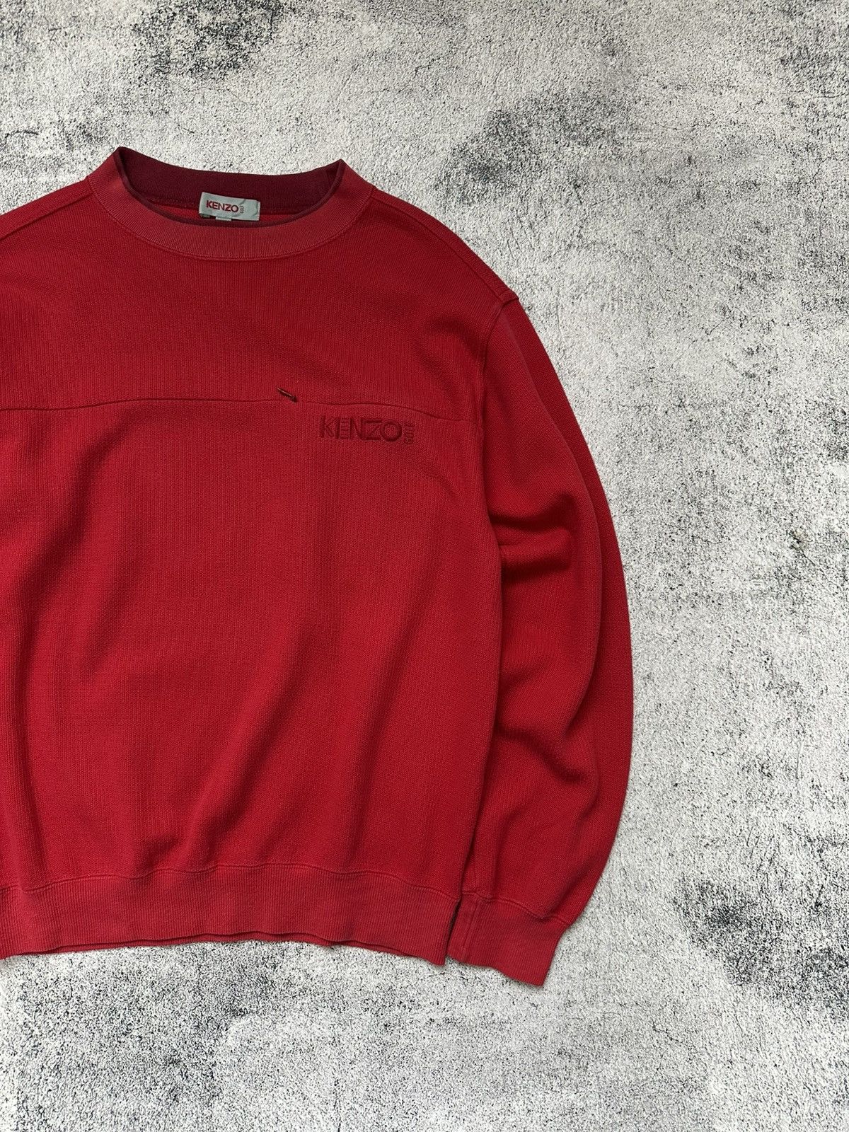 Kenzo Kenzo Golf Sweatshirt Embroidered Logo Red Japan Fit Size US M / EU 48-50 / 2 - 3 Thumbnail
