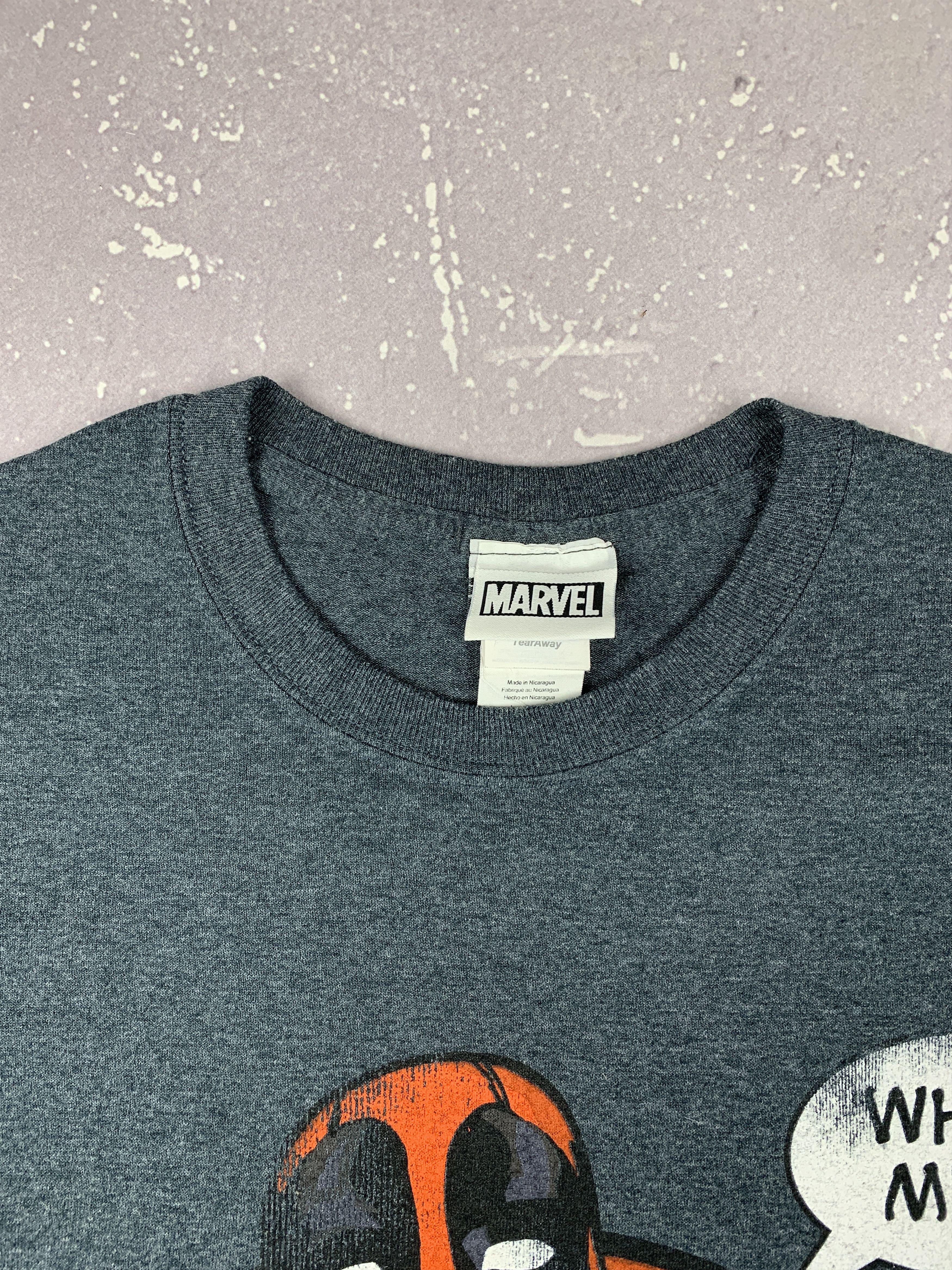 Marvel Comics × Vintage Vintage Y2K Marvel Deadpool Who Me? Movie T Shirt Size US S / EU 44-46 / 1 - 4 Thumbnail