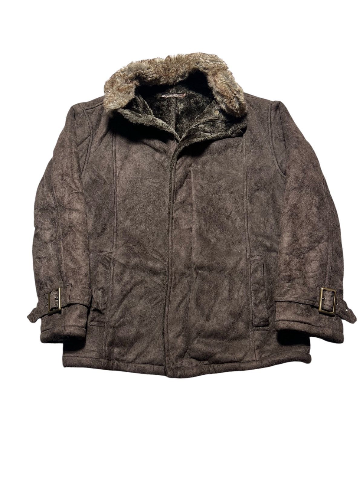 Japanese Brand Japanese Archive Vkei Fur Sherpa Suede Jacket Size US M / EU 48-50 / 2 - 4 Thumbnail