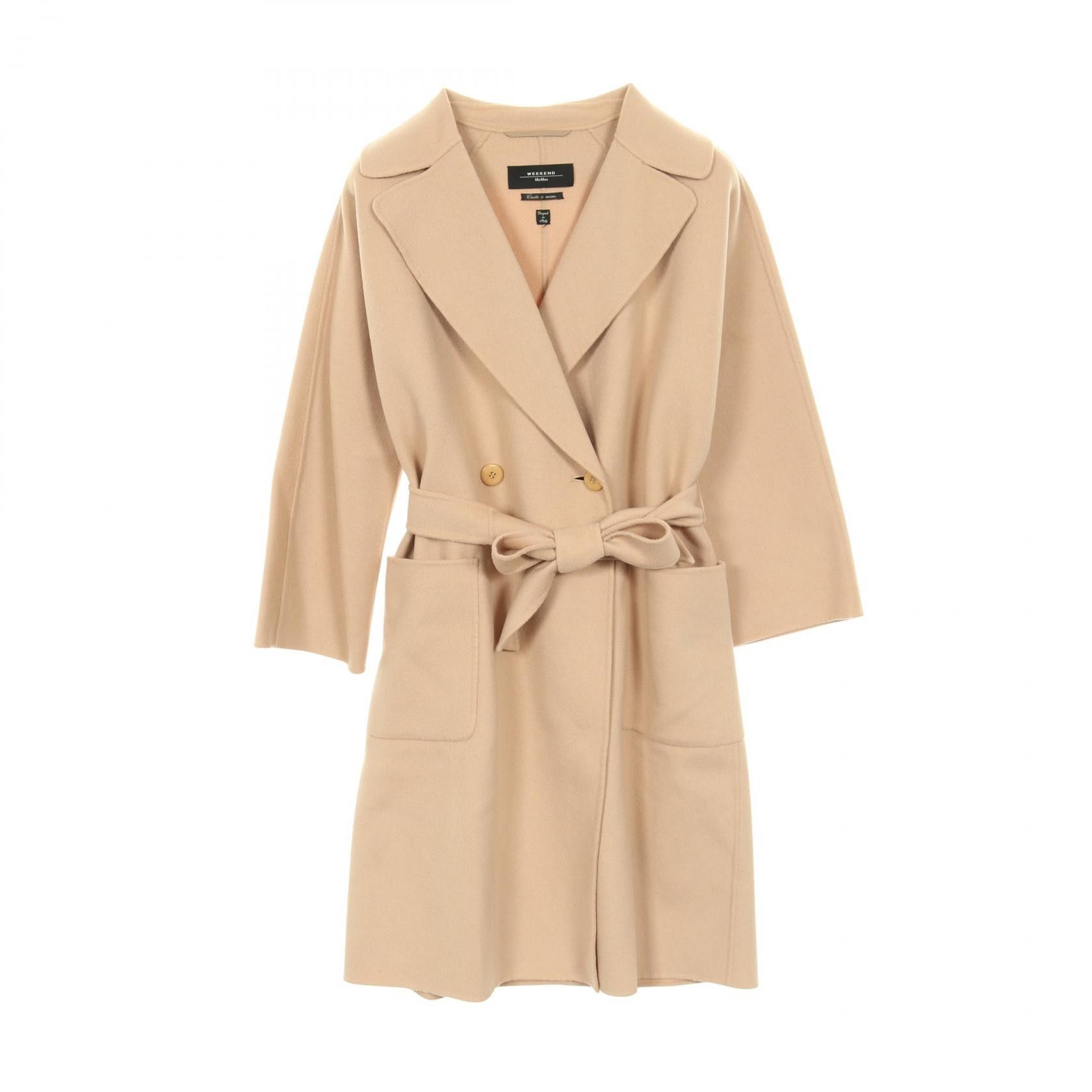 Max Mara MaxMara Weekend Max Mara RESINA Regina Wool Coat Textile Outerwear DUTY FREE for USA Size ONE SIZE - 1 Thumbnail