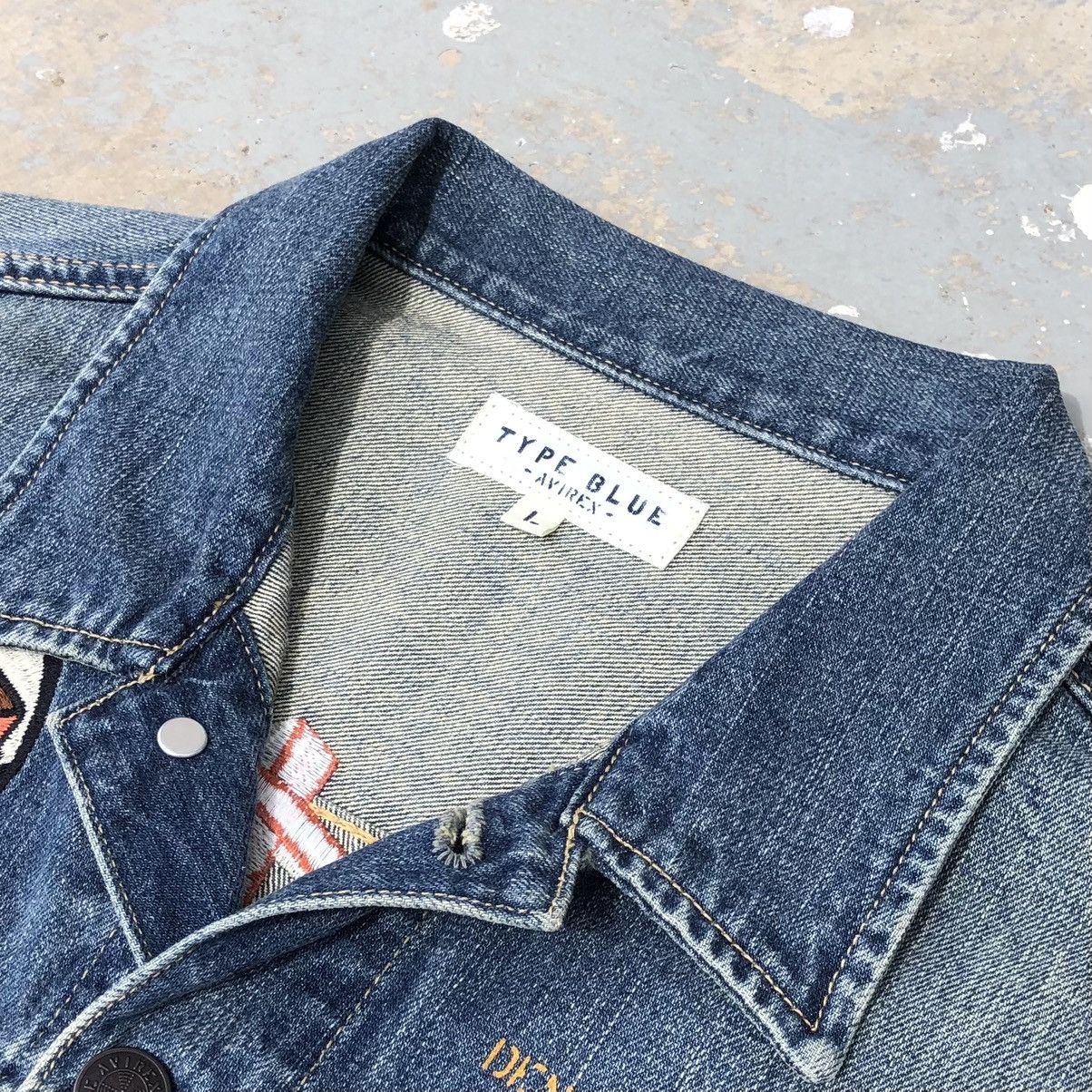 Avirex AVIREX Type Blue Denim Souvenir Jacket Size US L / EU 52-54 / 3 - 20 Thumbnail