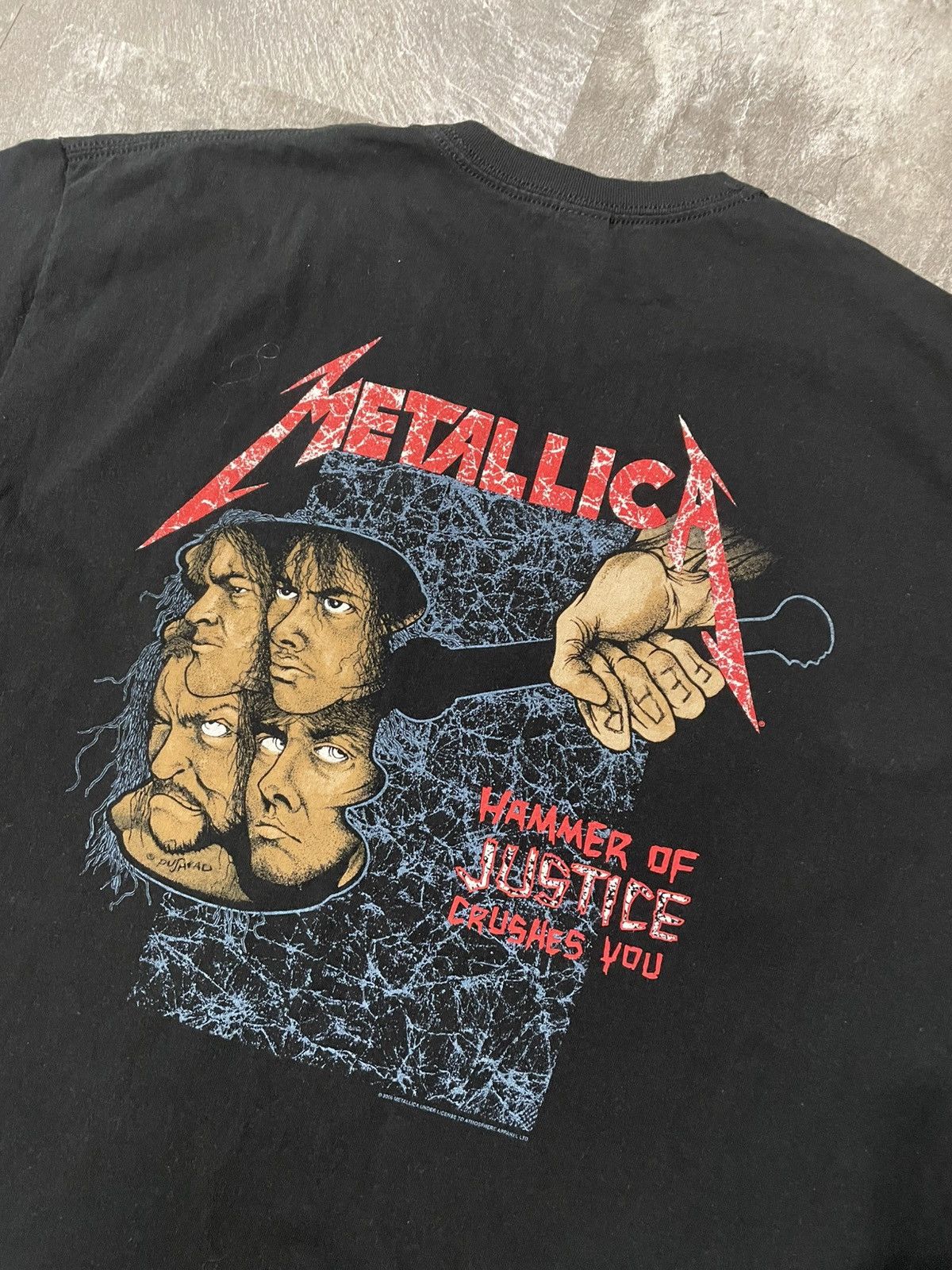 Band Tees Vintage Metallica And Justice For All 1994 2006 T Shit Size US XL / EU 56 / 4 - 5 Thumbnail