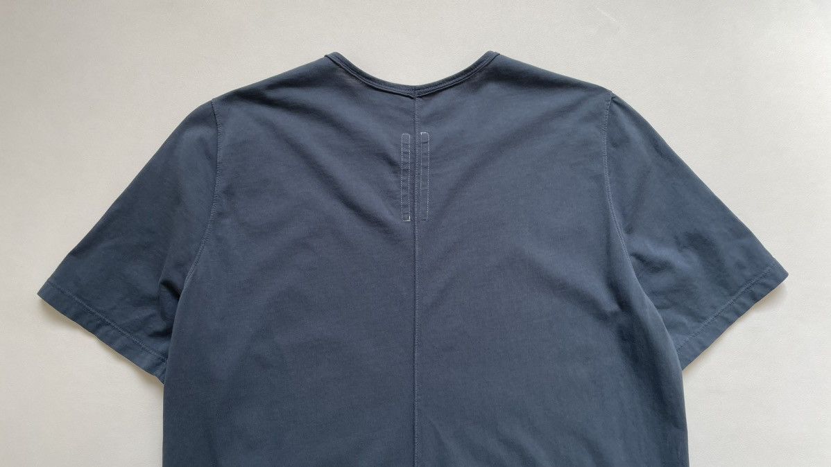 Rick Owens Drkshdw Blue ‘Patch Detail’ Level T Shirt Size US M / EU 48-50 / 2 - 13 Thumbnail