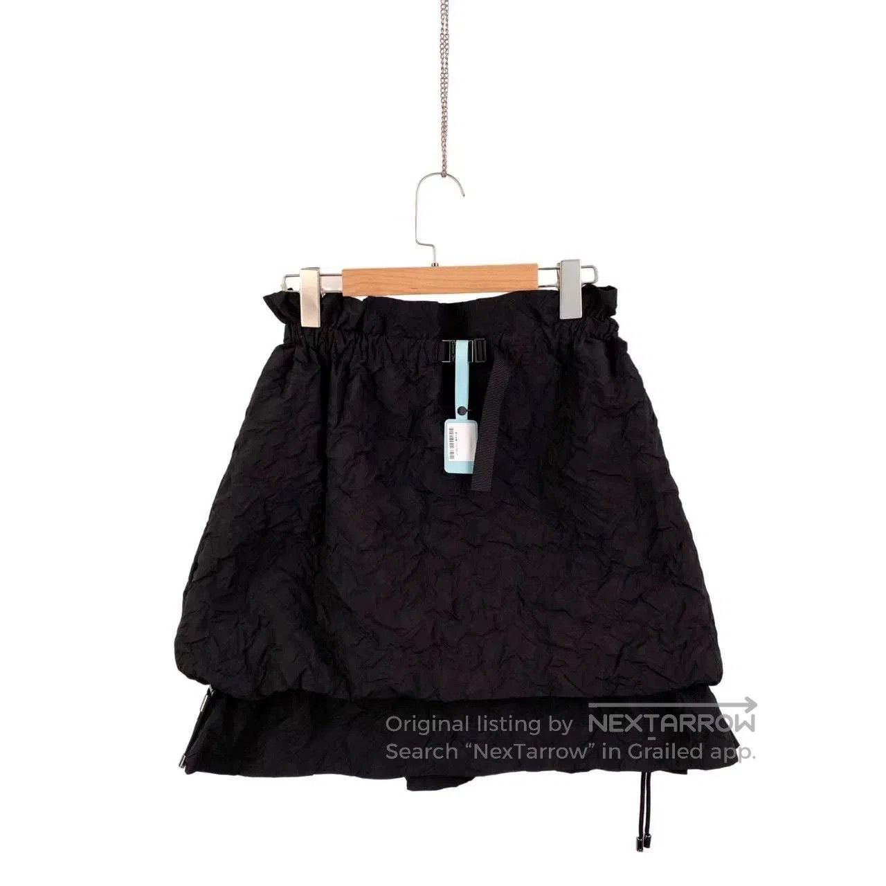Dior black elasticated short skirt by dior. Size US 34 / EU 50 - 1 Thumbnail