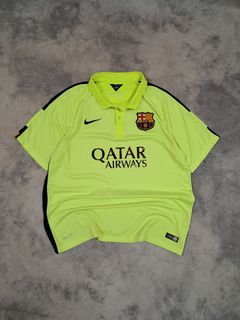 2014 2015 FC Barcelona Neymar Roger Home Kit Soccer Jersey Camiseta Shirt  Tee FC