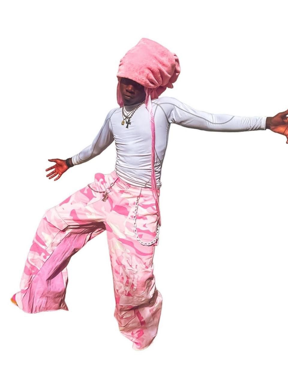 Handmade Pink Camo Pants Size US 30 / EU 46 - 5 Thumbnail