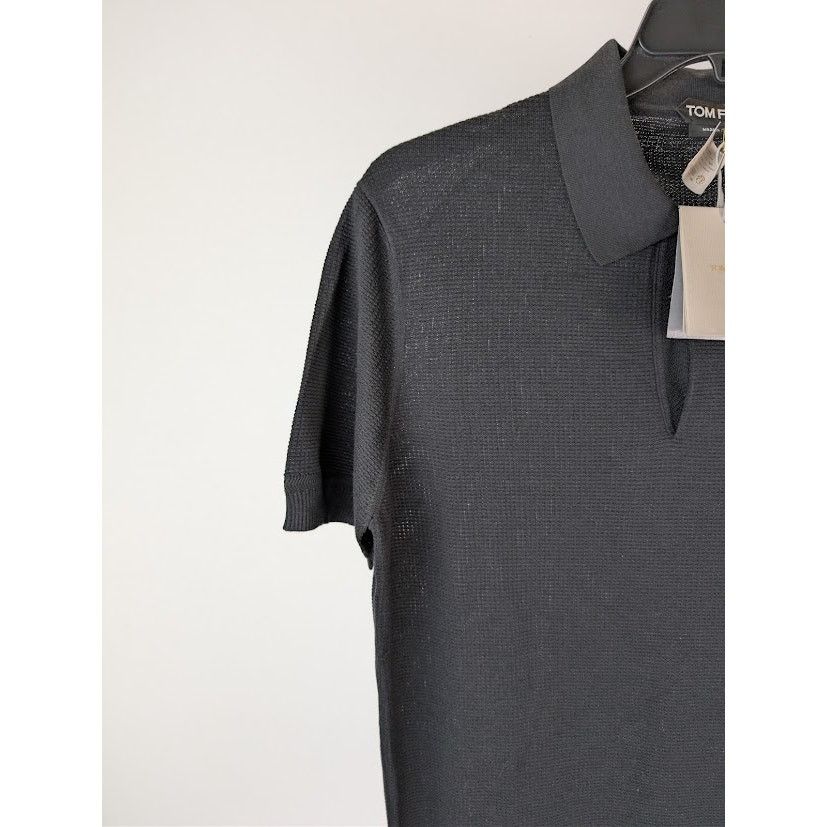 Tom Ford o1rshd1 Polo Shirt in Black Size US M / EU 48-50 / 2 - 6 Thumbnail