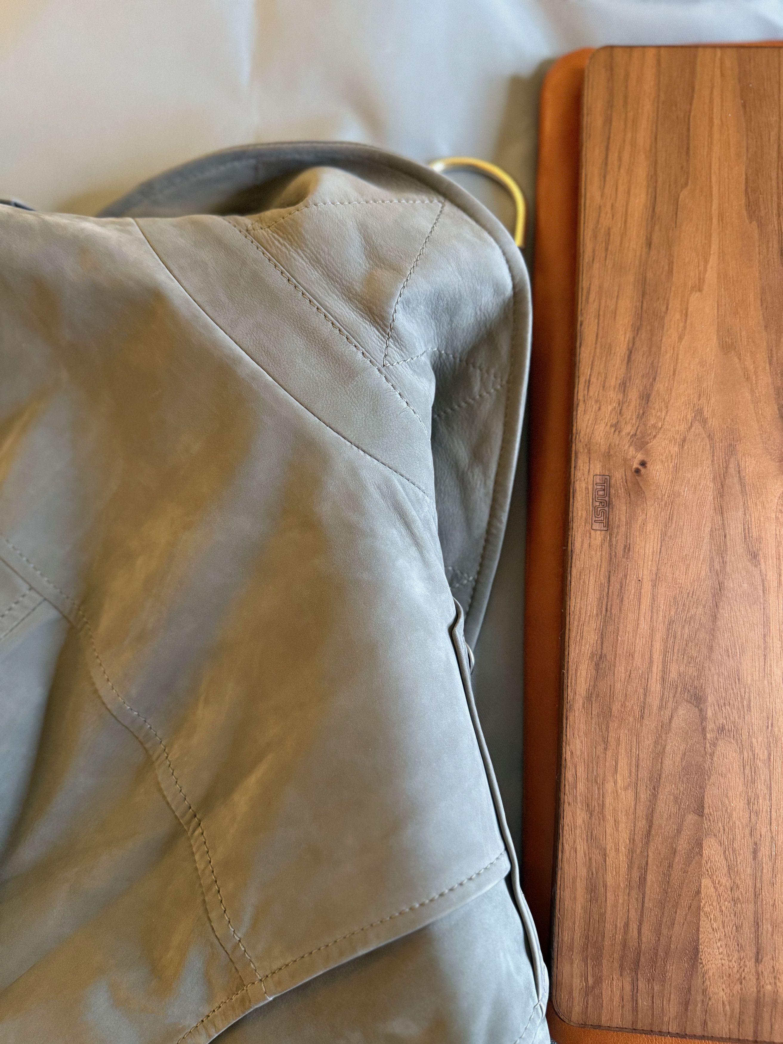 Brunello Cucinelli Fits 48-50, Effortless Cool $8,700 CUCINELLI Sage Biker Size US XS / EU 42 / 0 - 21 Thumbnail