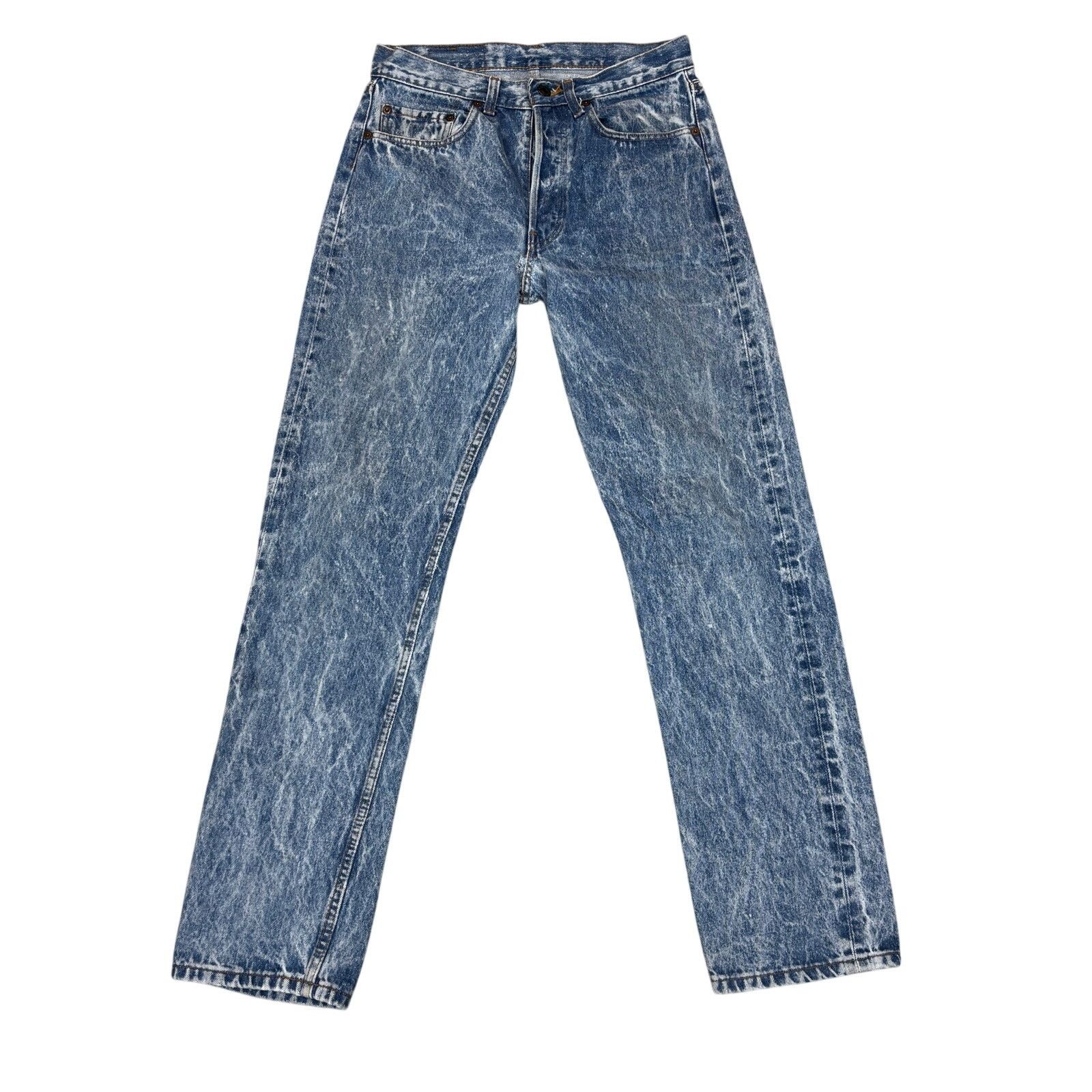 Levi's Vintage 80s Levi's 501 XX Straight Leg Jeans 31x32 (30x31) Size US 30 / EU 46 - 1 Thumbnail