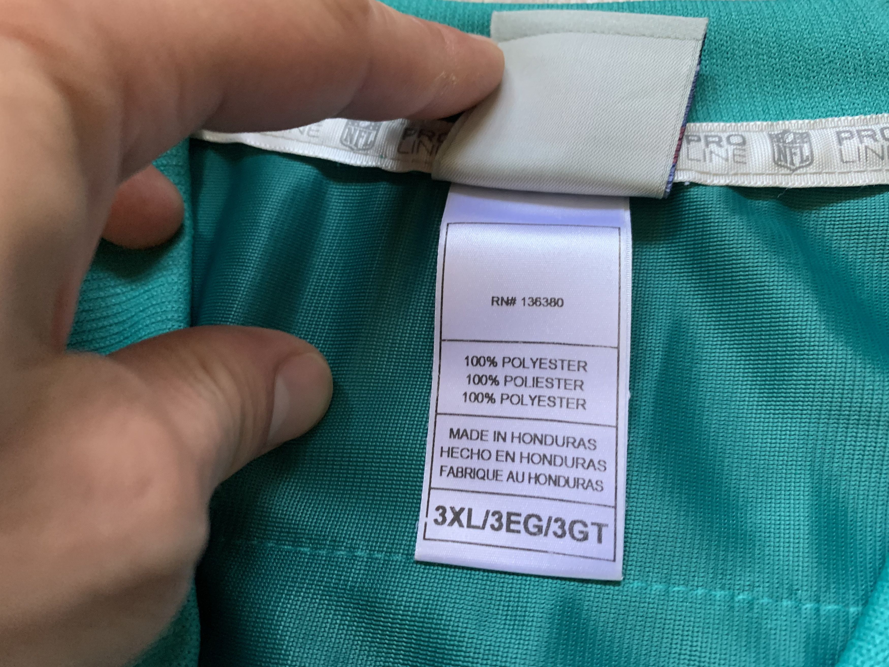 NFL × Pro Line × Vintage Pro Line NFL Miami Dolphins Jersey Size US XXL / EU 58 / 5 - 11 Thumbnail