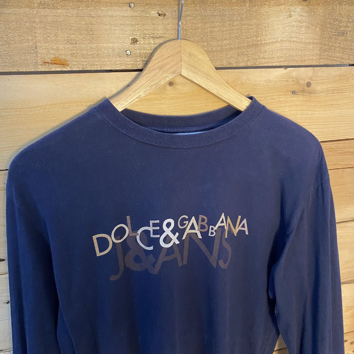 Dolce & Gabbana × Japanese Brand × Vintage J&ANS Dolce Gabbana Longsleeve Tshirt Size US S / EU 44-46 / 1 - 2 Thumbnail