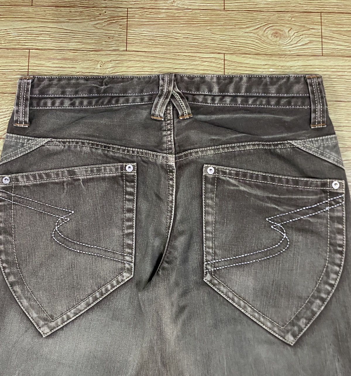 semanticdesign Very Rare Vintage Brand Semantic Design Flared Jeans 1990s Size US 32 / EU 48 - 4 Thumbnail