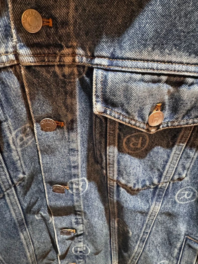 Martine Rose Martine Rose Denim jacket R with full logo print Size US M / EU 48-50 / 2 - 4 Thumbnail
