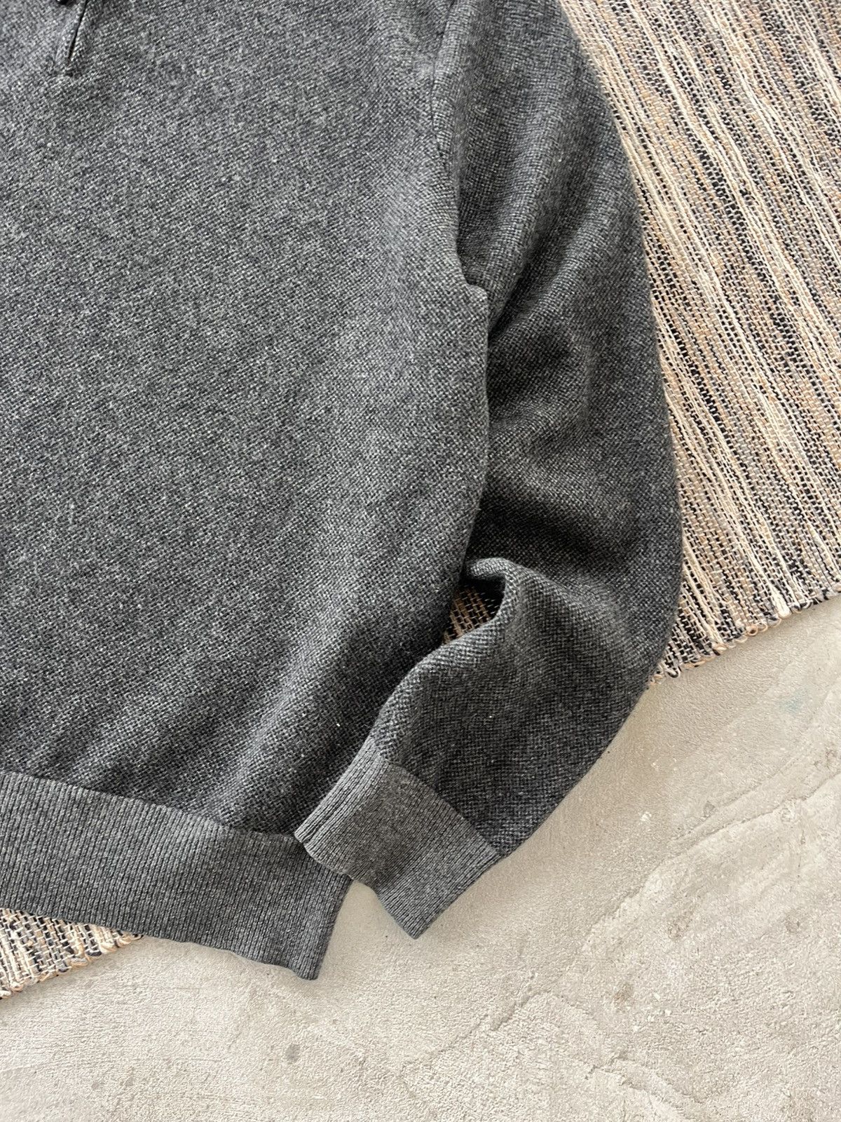 Polo Ralph Lauren Vintage Polo Ralph Lauren Grey Wool Zip Sweater Avantgarde Size US XXL / EU 58 / 5 - 10 Thumbnail